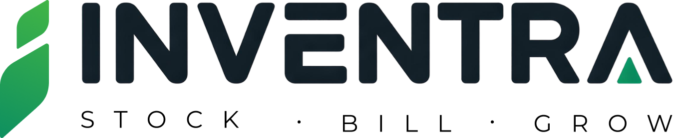 Inventra — Stock · Bill · Grow